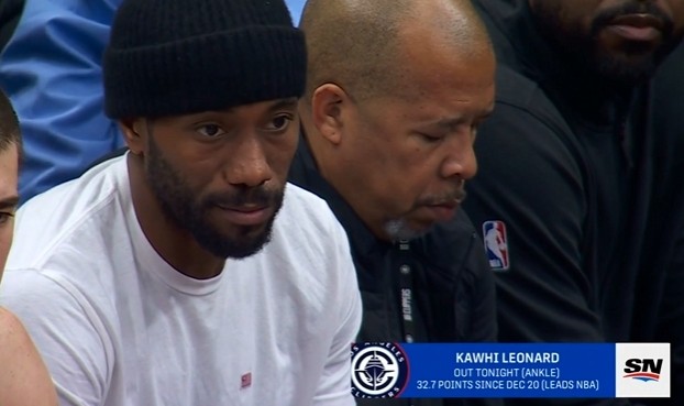 Kaiyun Sports-开云体育-今日“返厂维修”！伦纳德12月21日至今场均32.7分 同期联盟第一